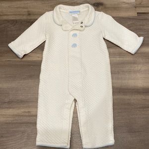 Janie and Jack White Boys Onesie